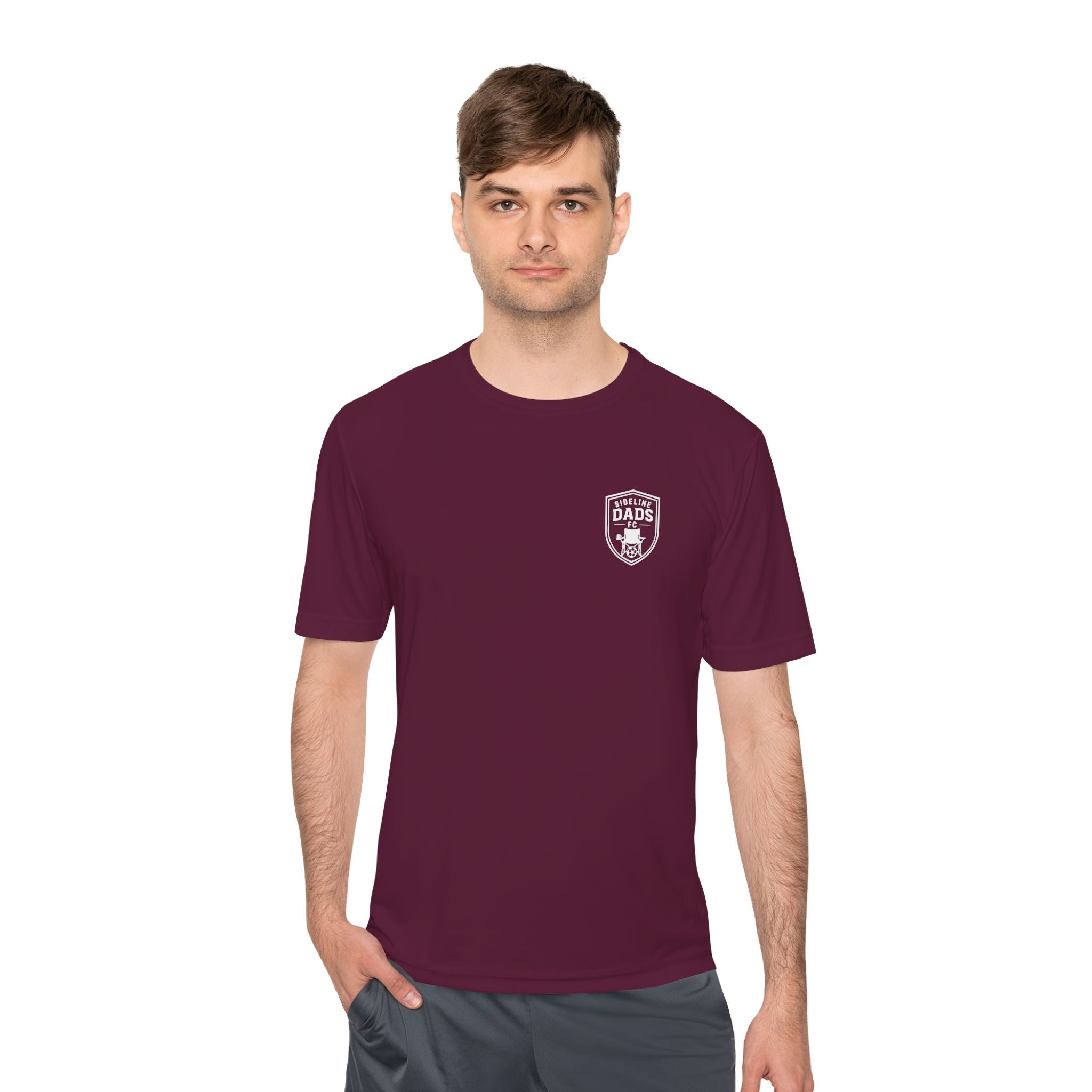 Sideline Dads FC "The Sideline" Sports Tee Shirt