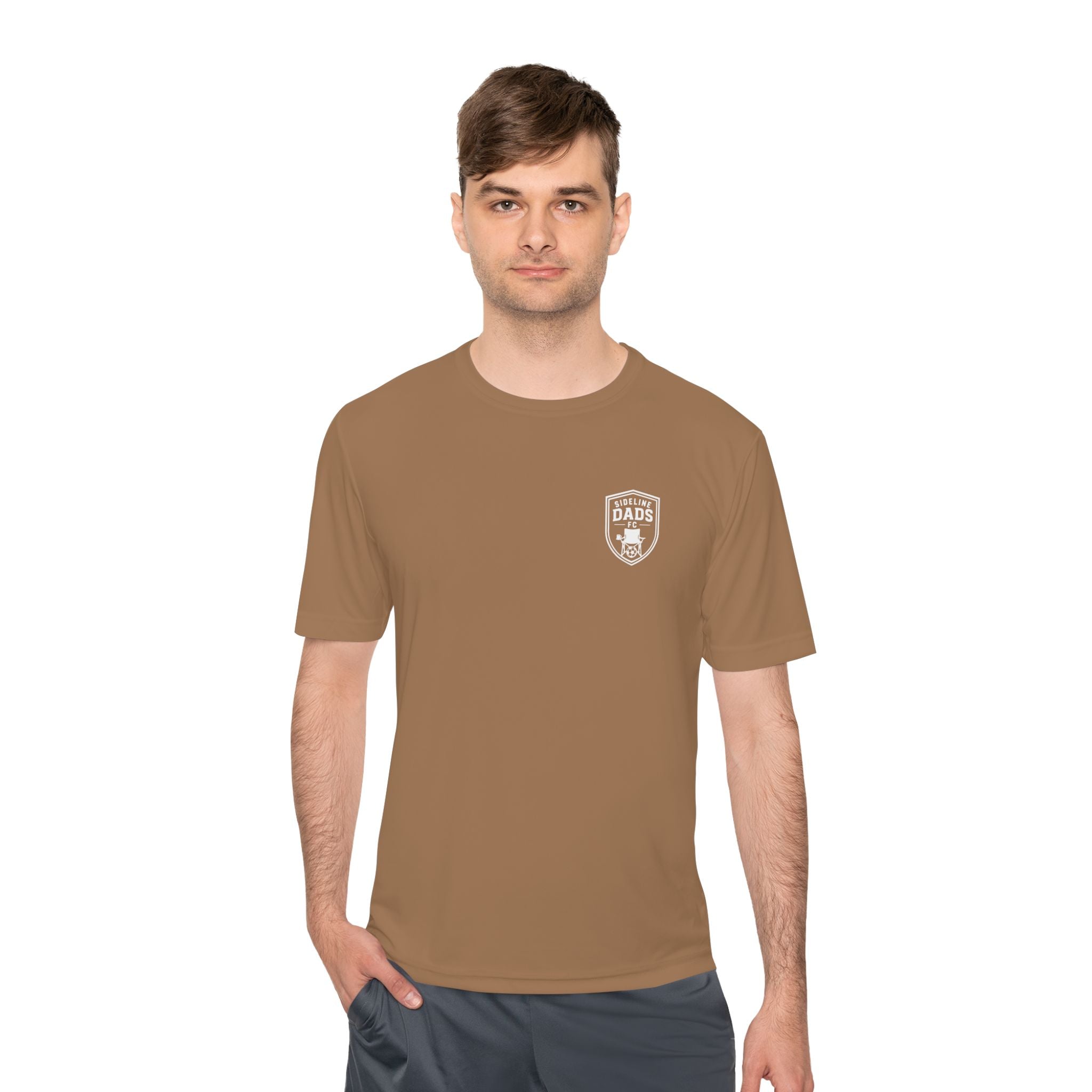 Sideline Dads FC "The Sideline" Sports Tee Shirt