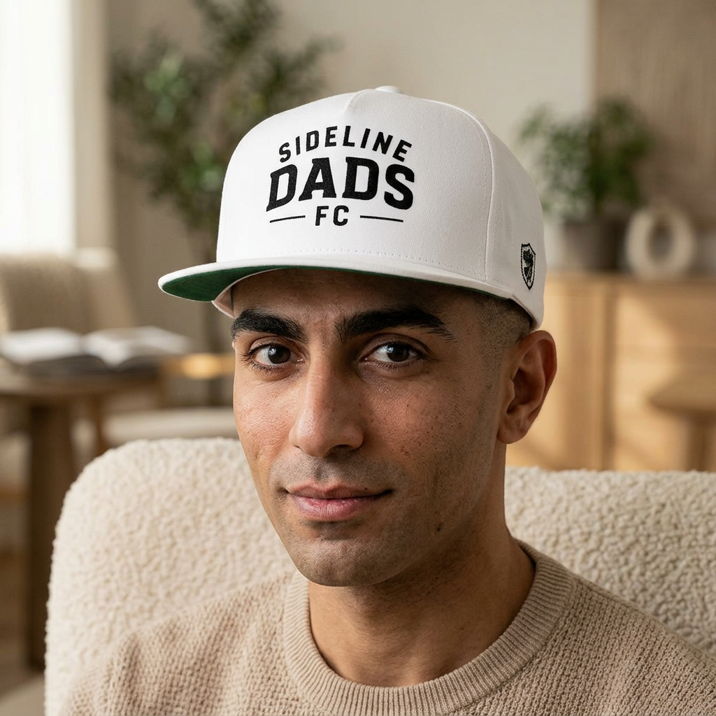 Sideline Dads FC "The Club" Flat Bill Cap