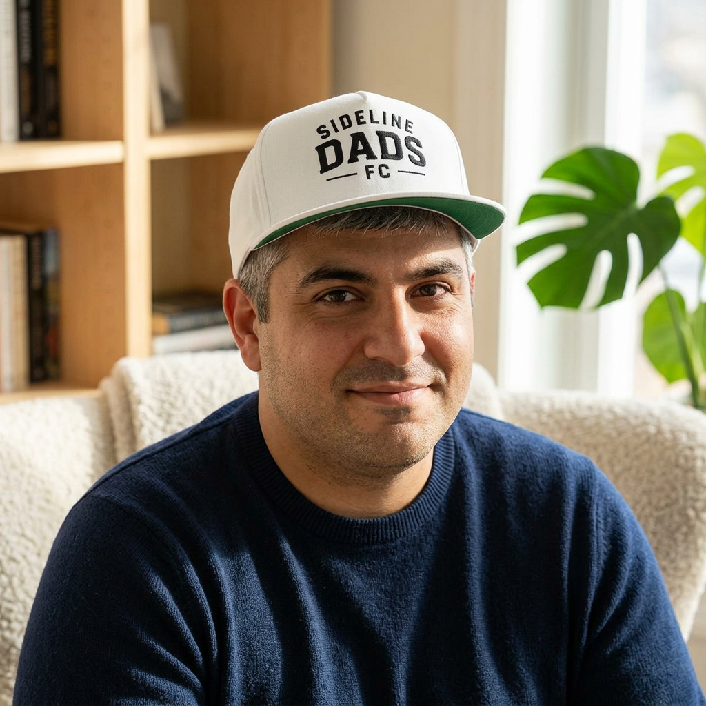 Sideline Dads FC "The Club" Flat Bill Cap