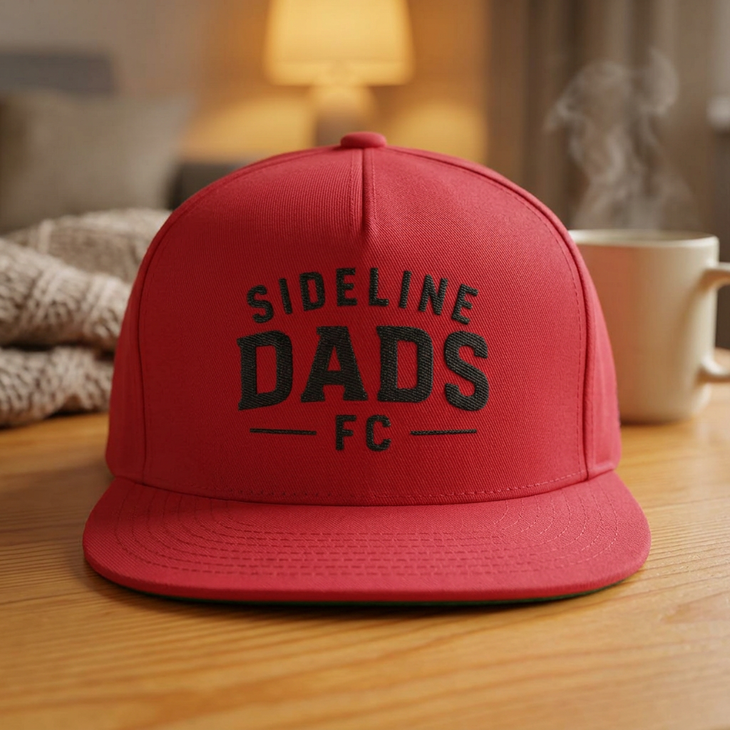Sideline Dads FC "The Club" Flat Bill Cap