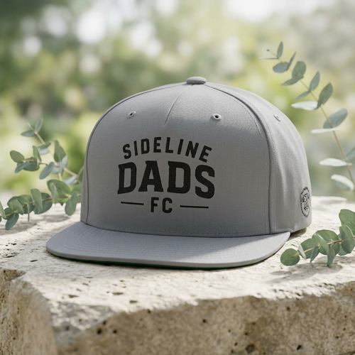 Sideline Dads FC "The Club" Flat Bill Cap