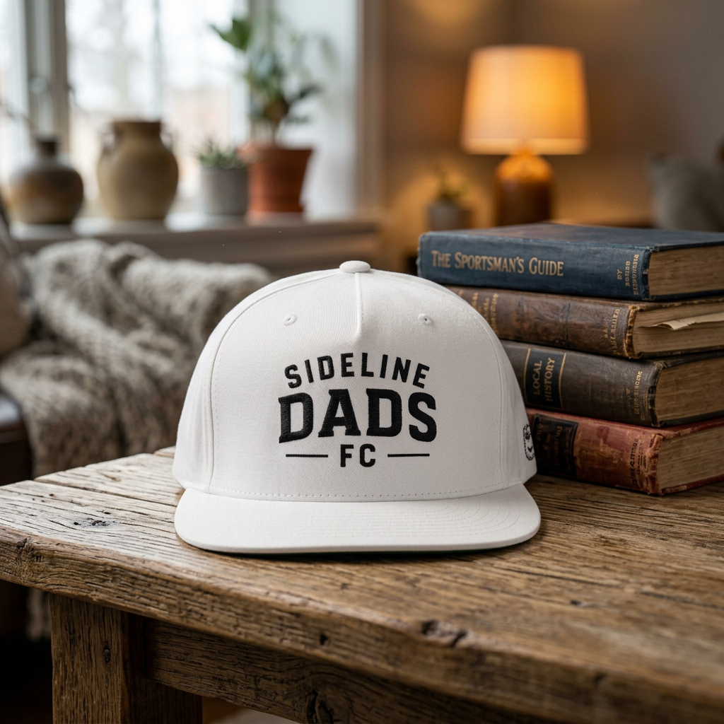 Sideline Dads FC "The Club" Flat Bill Cap