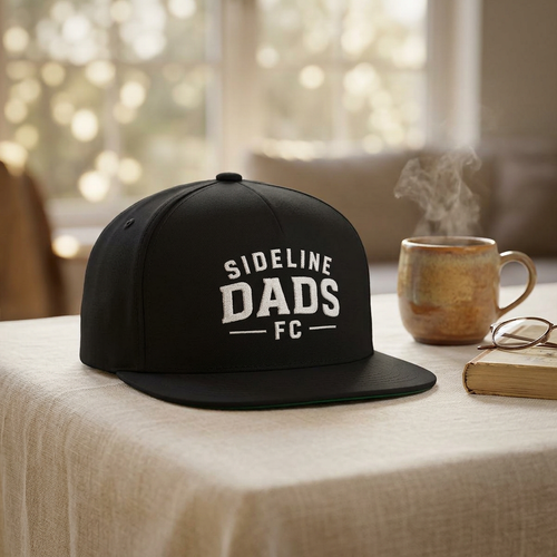 Sideline Dads FC "The Club" Flat Bill Cap