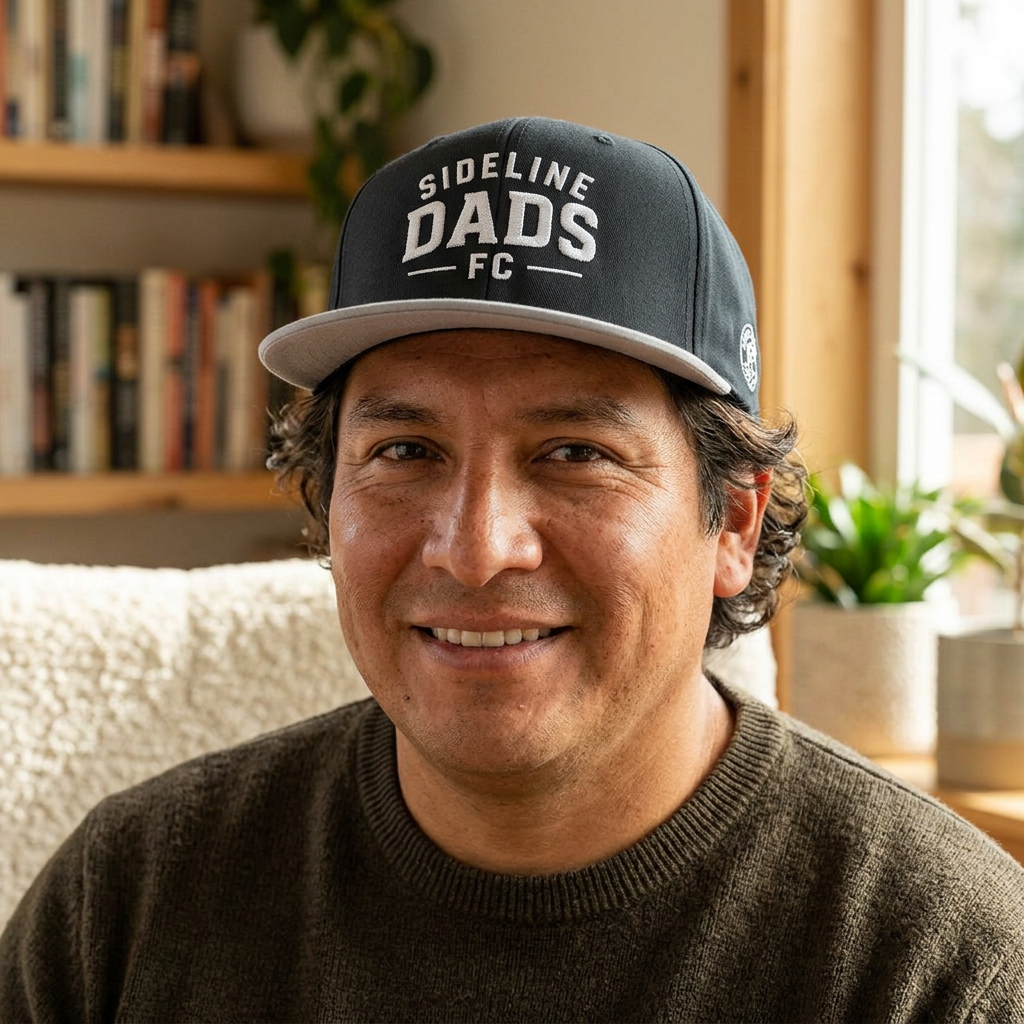 Sideline Dads FC "The Club" Flat Bill Cap