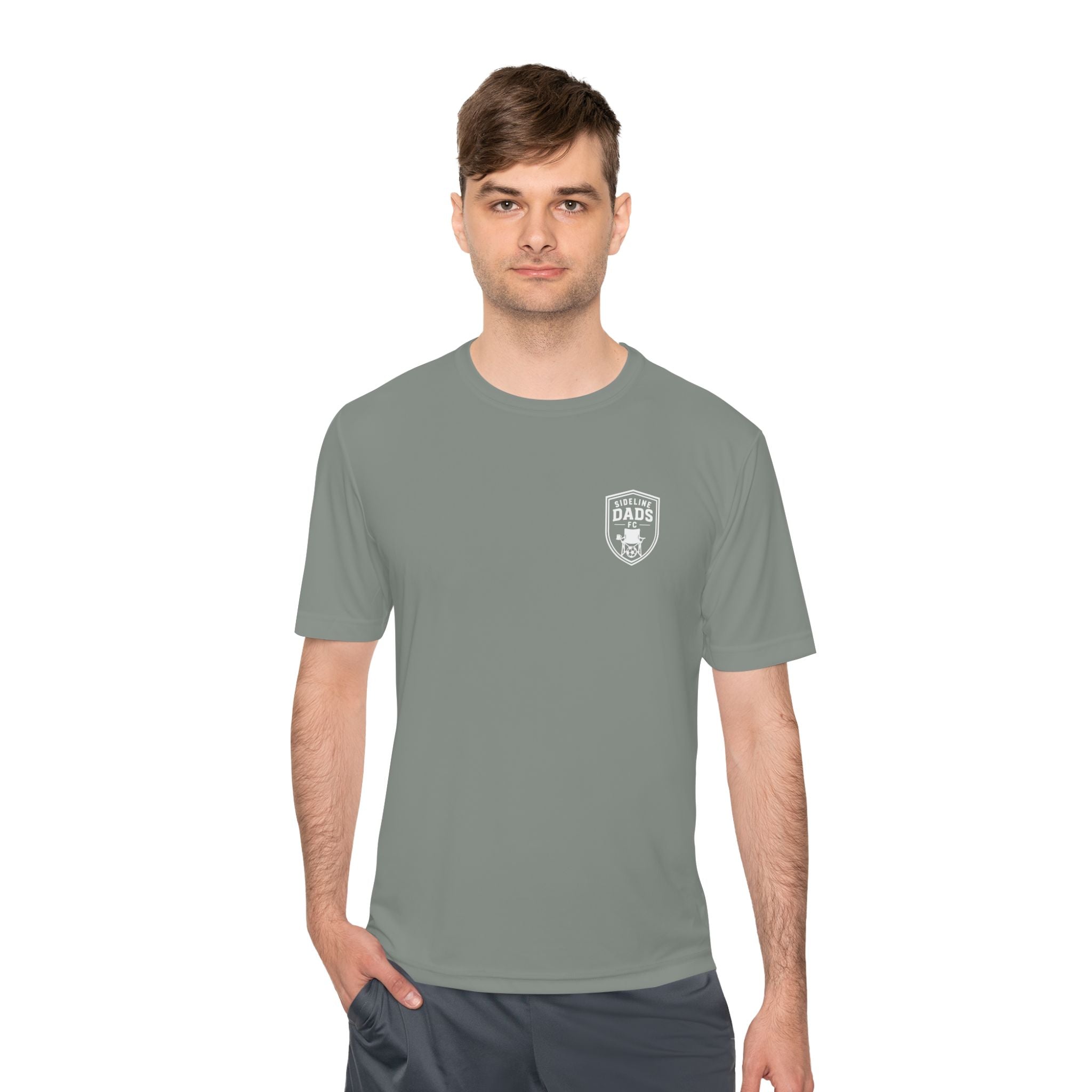 Sideline Dads FC "The Sideline" Sports Tee Shirt