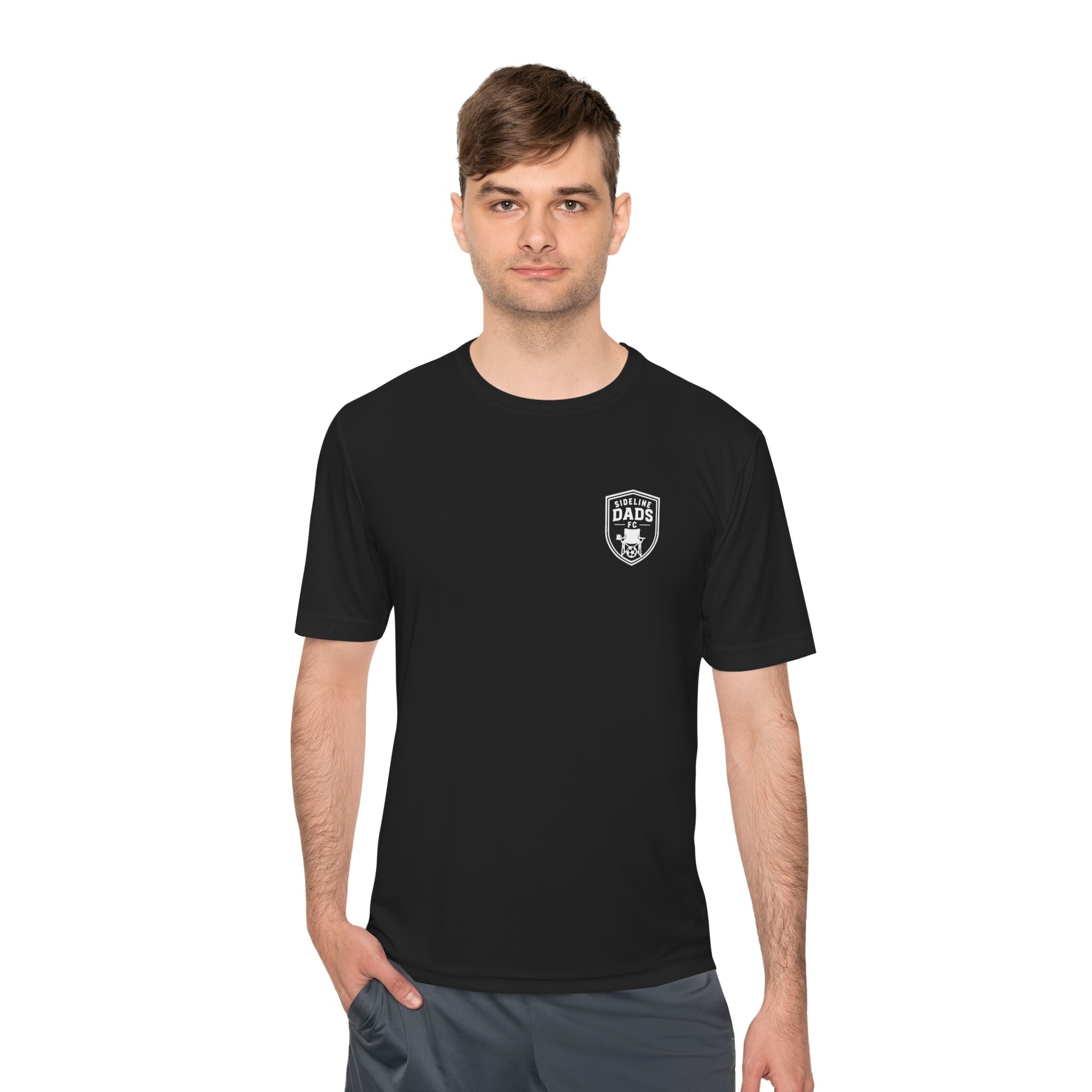 Sideline Dads FC "The Sideline" Sports Tee Shirt