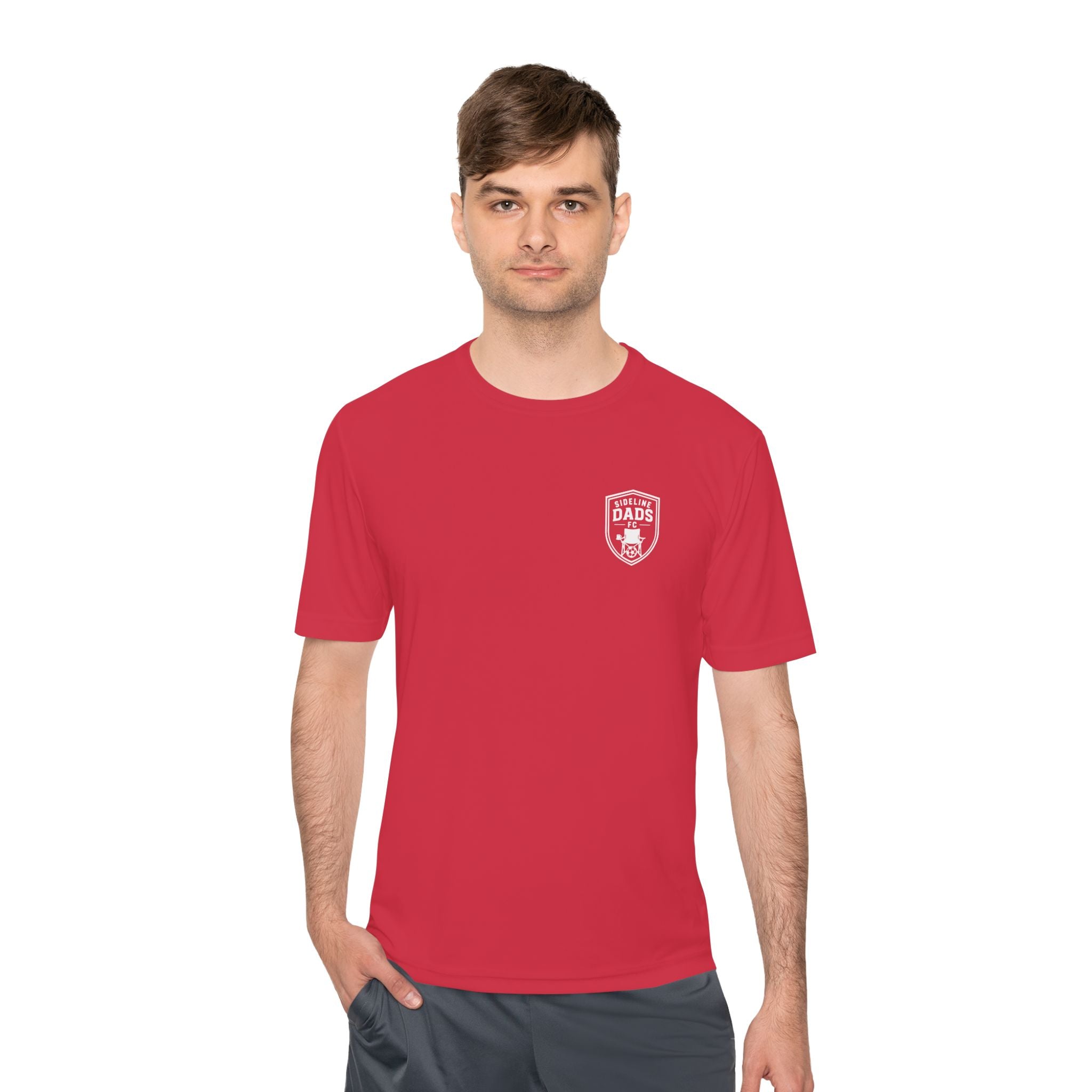 Sideline Dads FC "The Sideline" Sports Tee Shirt