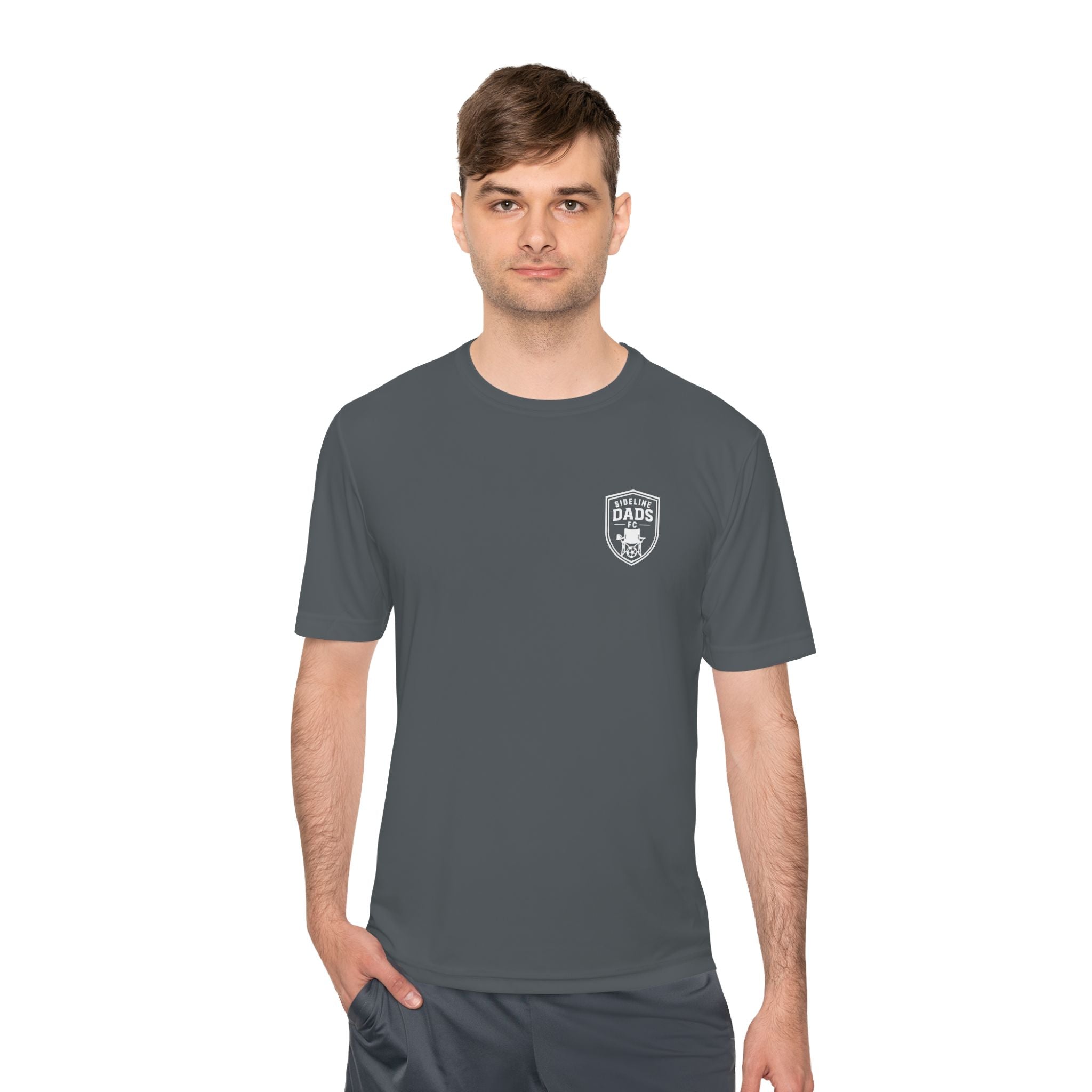 Sideline Dads FC "The Sideline" Sports Tee Shirt