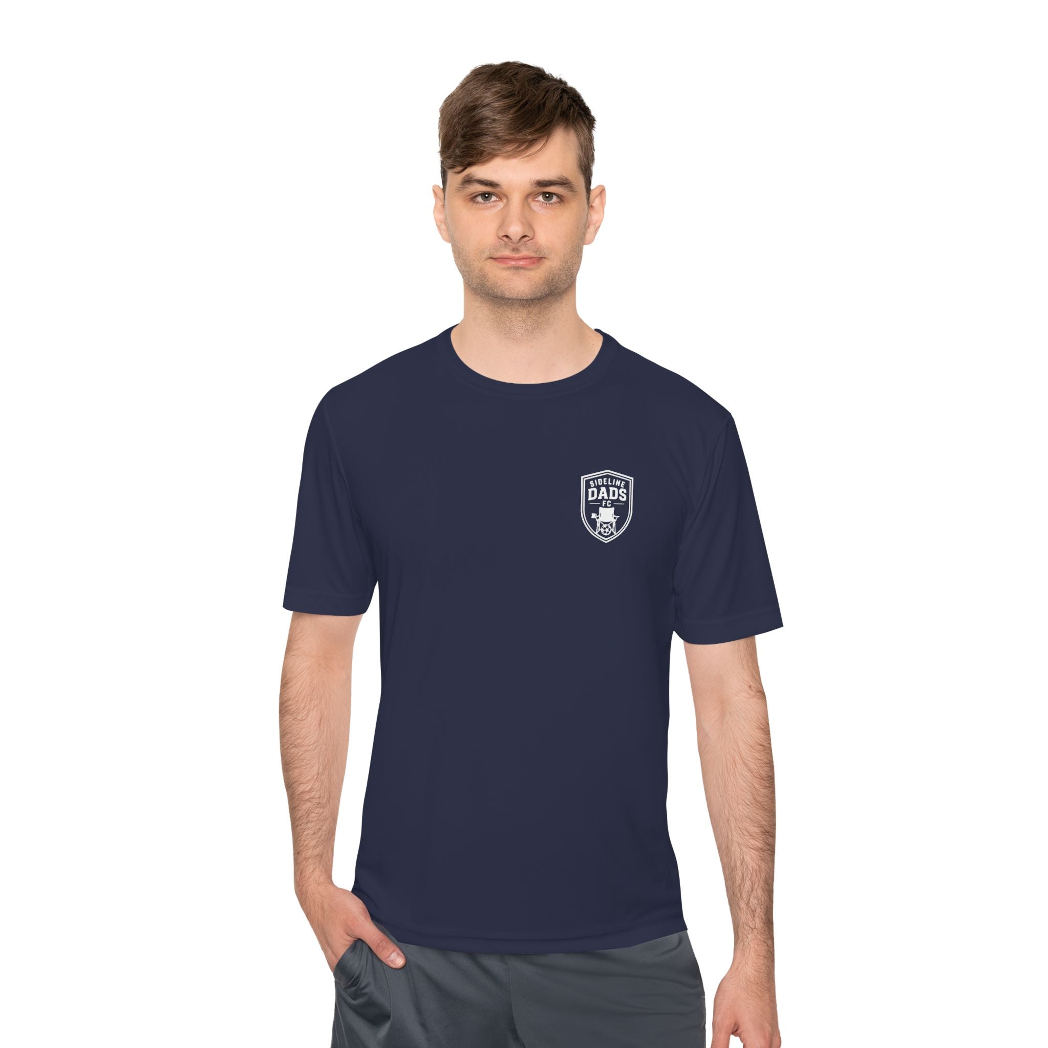 Sideline Dads FC "The Sideline" Sports Tee Shirt