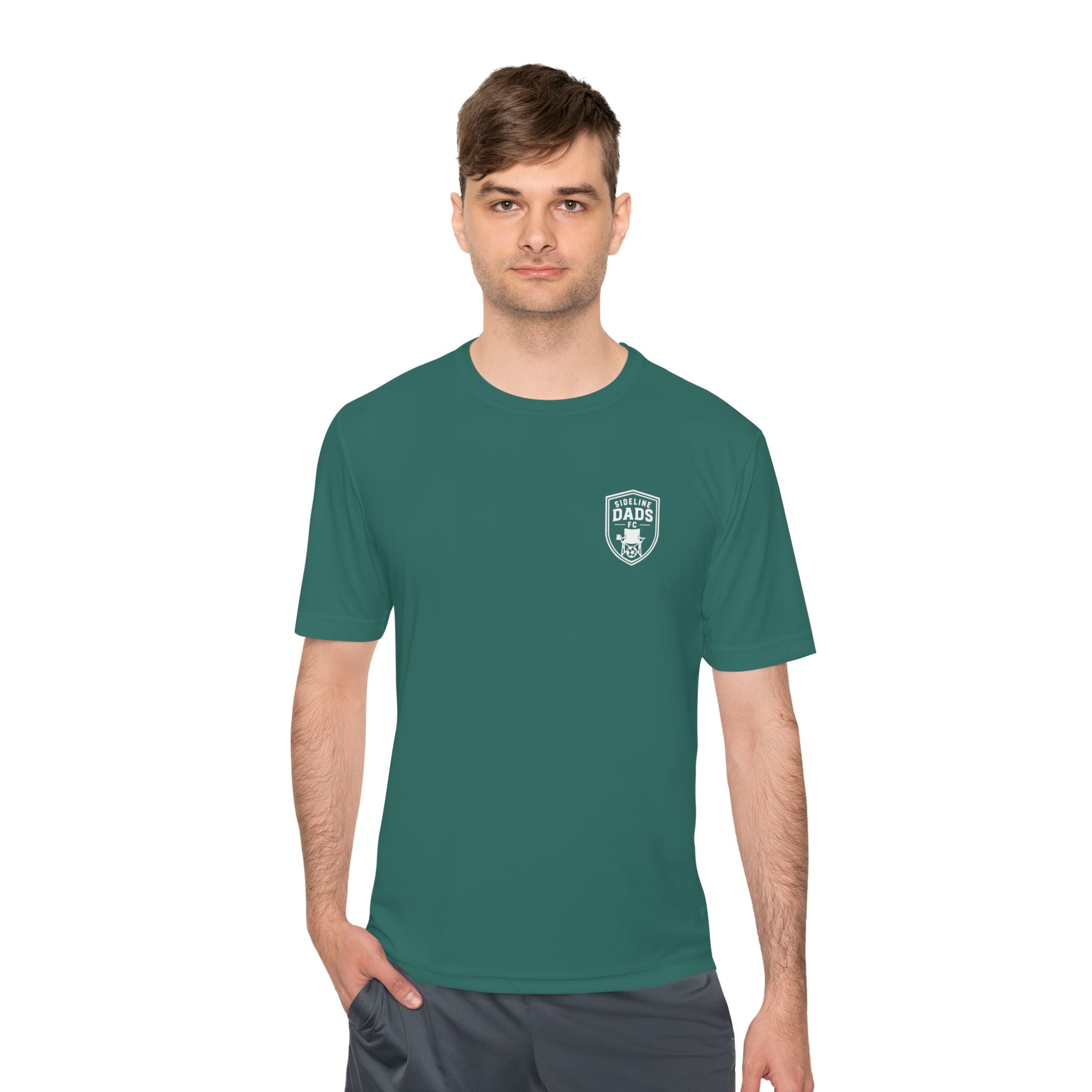 Sideline Dads FC "The Sideline" Sports Tee Shirt